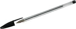 Bic Crystal Ballpoint Pen, Medium Point, Black