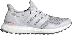adidas Unisex Ultraboost Spikeless Golf Shoes, Dash Grey/Footwear White/Preloved Scarlet, 5