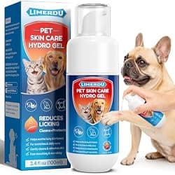 Dog Wound Care Hydrogel Spray, Hot Spot Treatment for Dogs, Healing Aid, Itch Relief, Skin Irritation, Skin Repair for Sores, Abrasions, Cuts, Helps Reduce Licking, Safe for Dog Cat Care, 3.4 oz