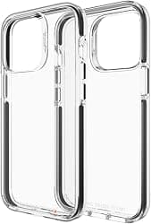 GEAR4 ZAGG Santa Cruz Case - Sleek, Clear Case That Highlights The D3O Protection Material - for Apple iPhone 13 Pro,Black,702008203