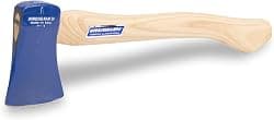 Vaughan Sportsman Camp Axe, Assembled in USA, Fits in Tackle Box, 10 Inch Hickory Handle, VN33301