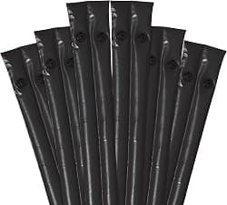 Robelle 8 ft. 6-Pack Premium Black Double Chamber Pool Cover Weights, .Premium Double Seams, .42 MM Thick Vinyl, Pool Water Bags, Oversized Screw Valve Cap, Water Tubes