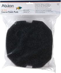 Aqueon Canister Filter Media Foam Pad, Black, Medium/Large