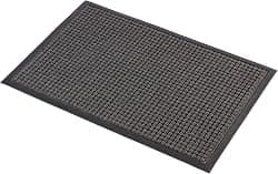 Notrax - 166S0410CH NoTrax 166 Guzzler Rubber-Backed Entrance Mat, for Home or Office 4' X 10' Charcoal, 4' Width x 10' Length