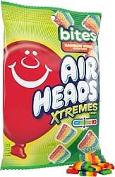 Airheads Xtremes Sweet and Sour Candy Bites, Chewy Candy Bag, Rainbow Berry Artificially Flavored, 6 Ounces (12-Pack)