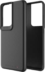 ZAGG Gear4 Copenhagen Case - Flexible, Recyclable case Made with D3O Bio - for Samsung Galaxy S21 Ultra 5G - Black (702007322)