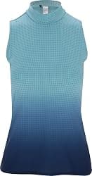 adidas Women's Ultimate365 Gradient Sleeveless Mock Neck Top, Collegiate Navy, X-Small