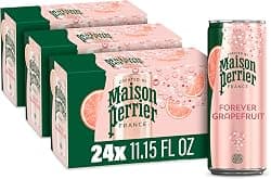 Maison Perrier Forever Grapefruit Flavored Sparkling Water, 11.15 Fl Oz Cans, 8 Count, 3 Pack
