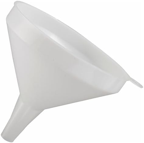 Winco 5 1/4" White Plastic Commercial Funnel