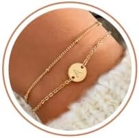 Bracelets Women Initial Bracelet Letter A Bracelet Gifts Christmas