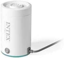 INTEX 66645E QuickFill USB Air Pump: Inflates and Deflates Air Mattresses, Kayaks, Boats - Includes 2 Interrconnecting Nozzles - Sleek and Compact Design - 400 L/Min Air Flow - Indoor Use