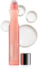 Clinique All About Eyes Serum De-Puffing Eye Roller Massage For Dark Circles With Caffeine | Hydrating, Brightening + Depuffing Eye Massager | Travel Size, 0.5 Fl Oz