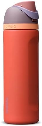 Owala FreeSip Stainless Steel Water Bottle 24 oz Terracotta Sunset
