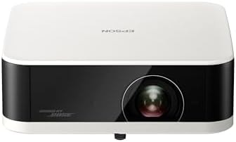 Epson Lifestudio Pop Full HD Personal Lifestyle Projector 700 Lumens of Color and White Brightness, Sound by Bose Technology, Google TV, 3-Chip 3LCD Triple Core Engine, Projection Studio App