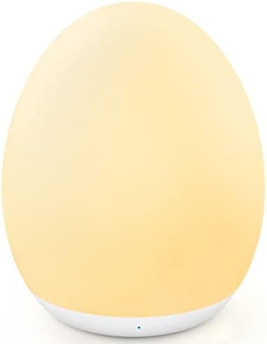 MediAcous Night Light for Kids, 7 Colors Changing Egg Light for Nursery