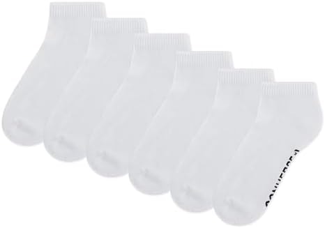 Converse Men's Low Sock, White/6-Pack, One Size