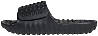 adidas Unisex-Adult Adissage 360Rec, Black/Black/Black, 18