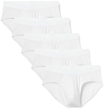 Amazon Essentials Men's Super Soft Modal Brief, White, X-Large