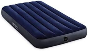 Intex 64757E Dura-Beam Standard Downy Air Mattress: Fiber-Tech - Twin Size - 10in Bed Height - 300lb Weight Capacity - Pump Sold Separately