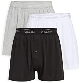 Calvin Klein Men's Cotton Classics 3-Pack Knit Boxer