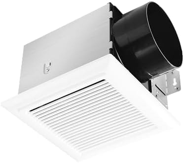 Bathroom Exhaust Fan with Humidity sensors,130 CFM,6 Inch Duct