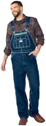 Liberty Men's Stonewashed Denim Bib Overall, Stone Washed, 50/32