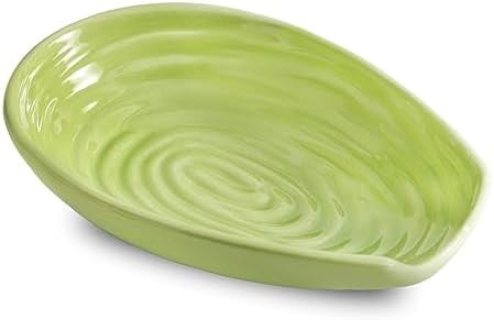 Ceramic Spoon Rest for Stove Top, 5.7 In Spoon Holder for Kitchen Counter