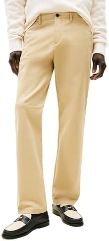 Tommy Hilfiger Men's Chino Pants Custom Fit, Mallet 34x32