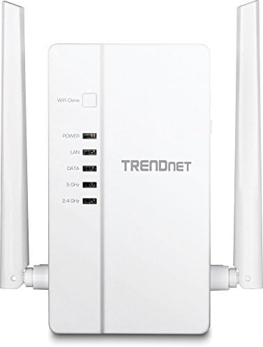 TRENDnet Wi-Fi Everywhere Powerline 1200 AV2 AC1200 Wireless Access Point, Expand Your Wireless Coverage, Built-in Concurrent Dual-Band, 3 x Gigabit Ports, MIMO, Beamforming, White, TPL-430AP