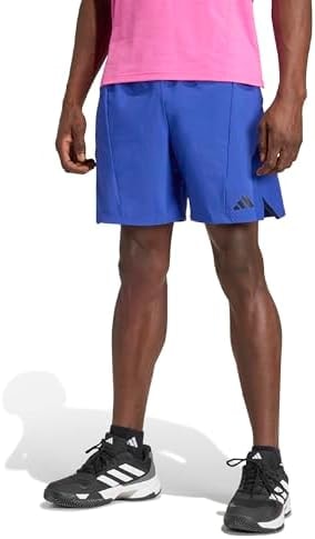 adidas Men's Designed for Training Workout Shorts, Semi Lucid Blue, X-Small/5"