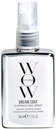 COLOR WOW Dream Coat Supernatural Spray, 1.7 fl oz – Keep Your Hair Frizz-Free and Shiny No Matter the Weather with Award-Winning Anti-Humidity Spray