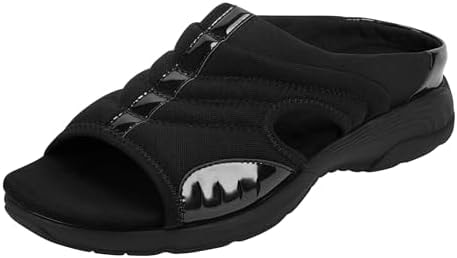 Easy Spirit, TRACIEE2 Sandal, Black 003, 10 WW