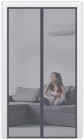 38" x 83" Fiberglass Magnetic Screen Door for Single Doors
