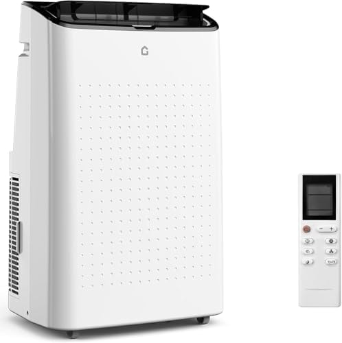 Garvee Portable Air Conditioner, 14000 BTU Portable AC Unit, Cool/Dry/Fan/Sleep Mode, 24H Timer, Window Kit & Remote Control Included, Quiet Operation, Fast Cooling for Bedroom/Office/Living Room