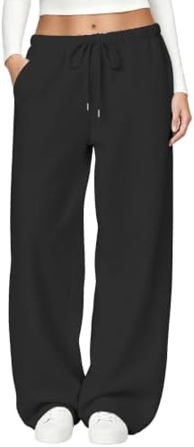 JEKAOYI Womens Wide Leg Sweatpants High Waisted Casual Baggy Sweat Pants