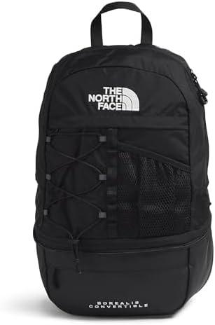 The North Face Borealis Convertible Pack, TNF Black/TNF Black, One Size