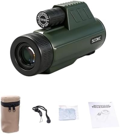 10x32 Monocular Telescope,Compact Waterproof Fogproof for Bird Watching