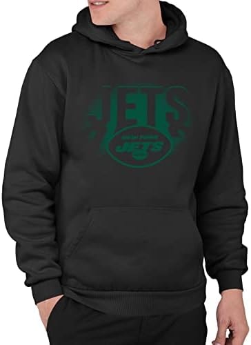 Junk Food NFL - New York Jets - Spotlight - Officially Licensed Adult Pullover Fleece Hoodie for Men and Women