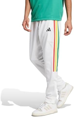 Adidas Men's House of Tiro Nations Pack Pants, White/Grey/Black, Small