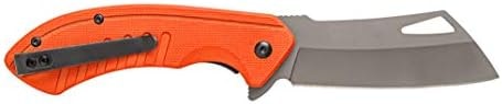 Smith's Rally Titanium Finish Cleaver Blade G10, blaze orange (51139)