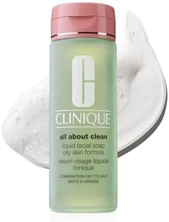 Clinique All about Clean Liquid Facial Soap Oily Skin, 6.7 Ounce