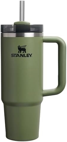STANLEY Quencher H2.0 Flow State Tumbler, 30 oz, Dried Pine