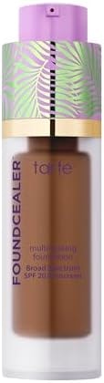 tarte babassu foundcealer dewy foundation Broad Spectrum SPF 20 Sunscreen – Foundation & Concealer in 1, Vegan Skincare Makeup, Medium Coverage, Cruelty-Free, full size, 52N deep neutral