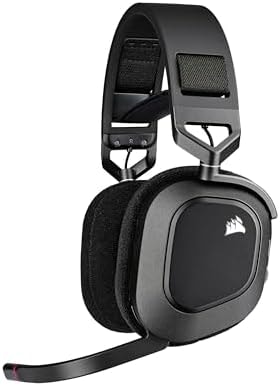 Corsair HS80 RGB Wireless PC PS5 PS4 Mac Gaming Headset – Black