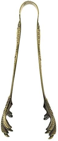 Barfly Talon Ice Tong, Antique Brass