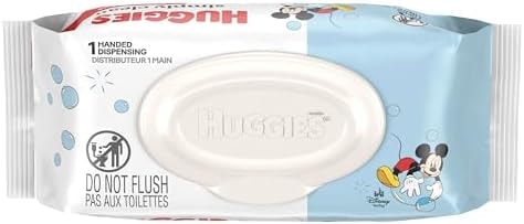 Huggies Simply Clean Baby Wipes, Unscented, 1 Pack, 64 Wipes