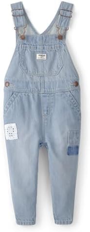 OshKosh B'gosh Girl World's Best Overalls, Blue, 2T