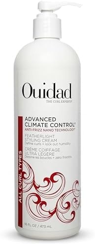 Ouidad Advanced Climate Control Featherlight Curls Styling Cream, Soft Hold