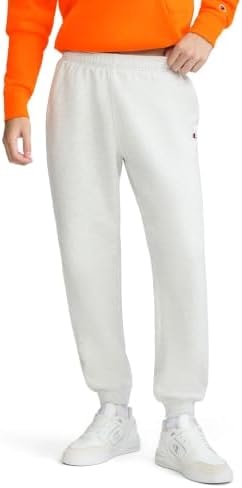 Champion Men's Powerblend Fleece Joggers, C Logo, New Manhattan Mist Heather, X-Large