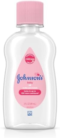 Johnson's Baby Oil, Hypoallergenic, 3 fl oz